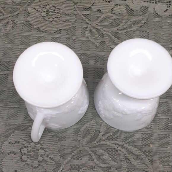 2 -pc Vintage Mid 20th Century Indiana Glass Company Sugar, Creamer - Picture 4 of 5